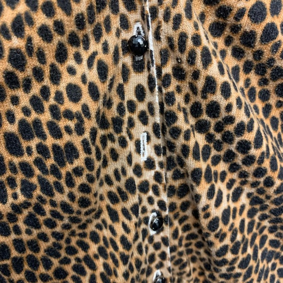 Vintage cheetah cardigan - Picture 2 of 2